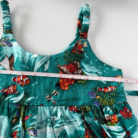 NWT Aloha Republic Made in Hawaii U.S.A Ocean Animal Dress size 3T - Picture 6 of 8